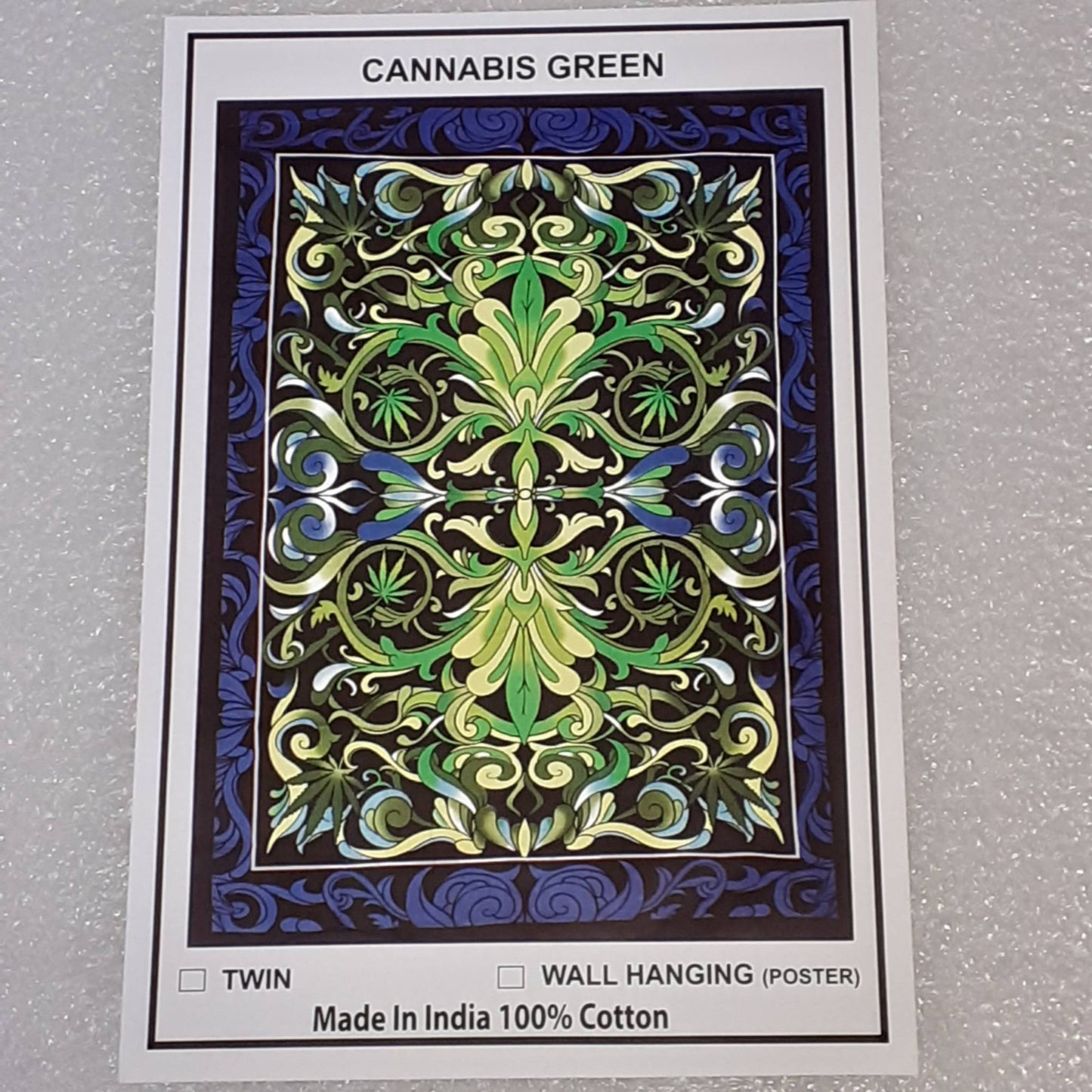 Psychedelic bedcover/wall hanging/tapestry