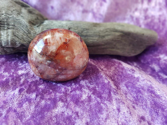 Fire Quartz Palmstone