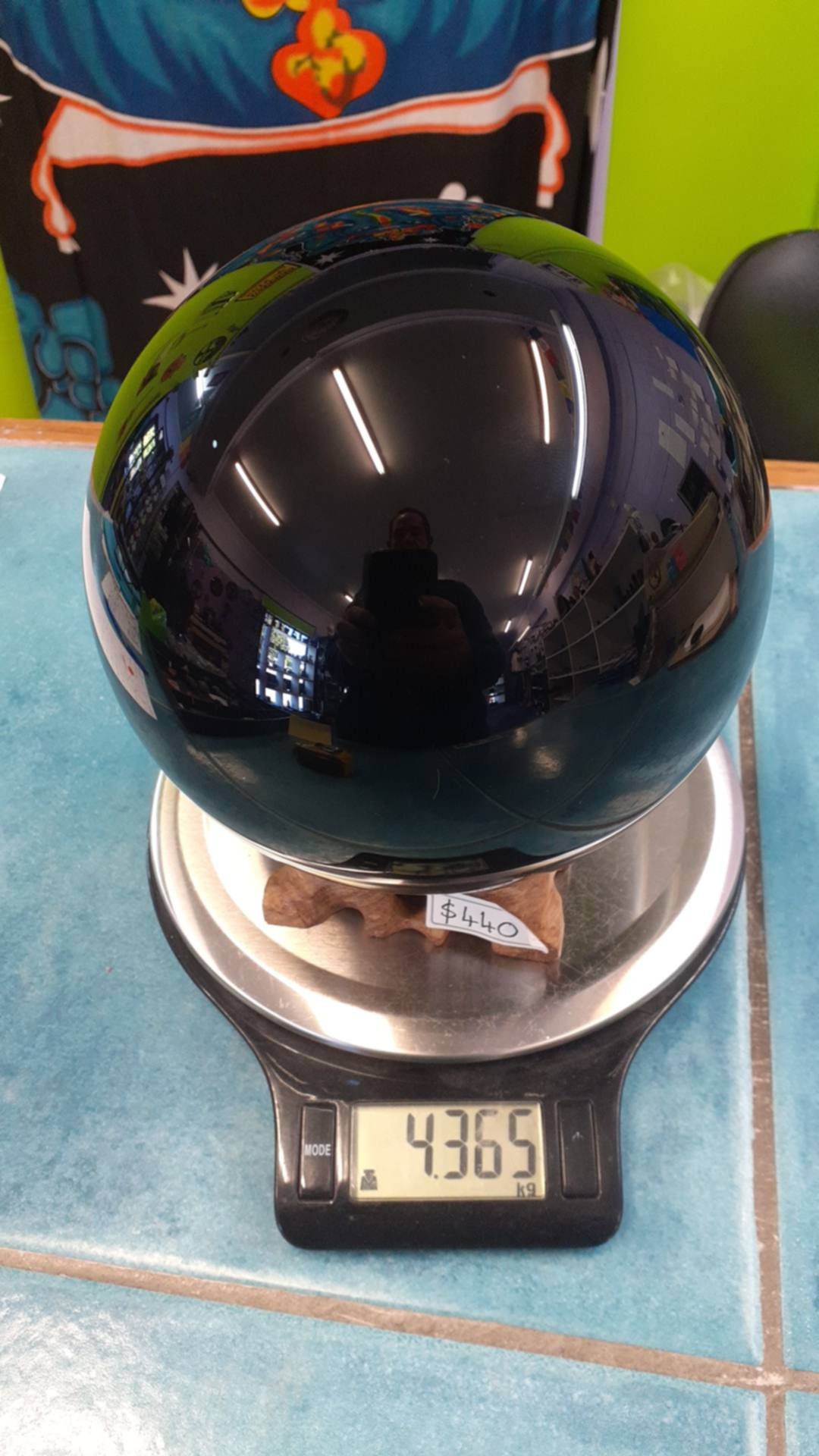 Black Obsidian Sphere