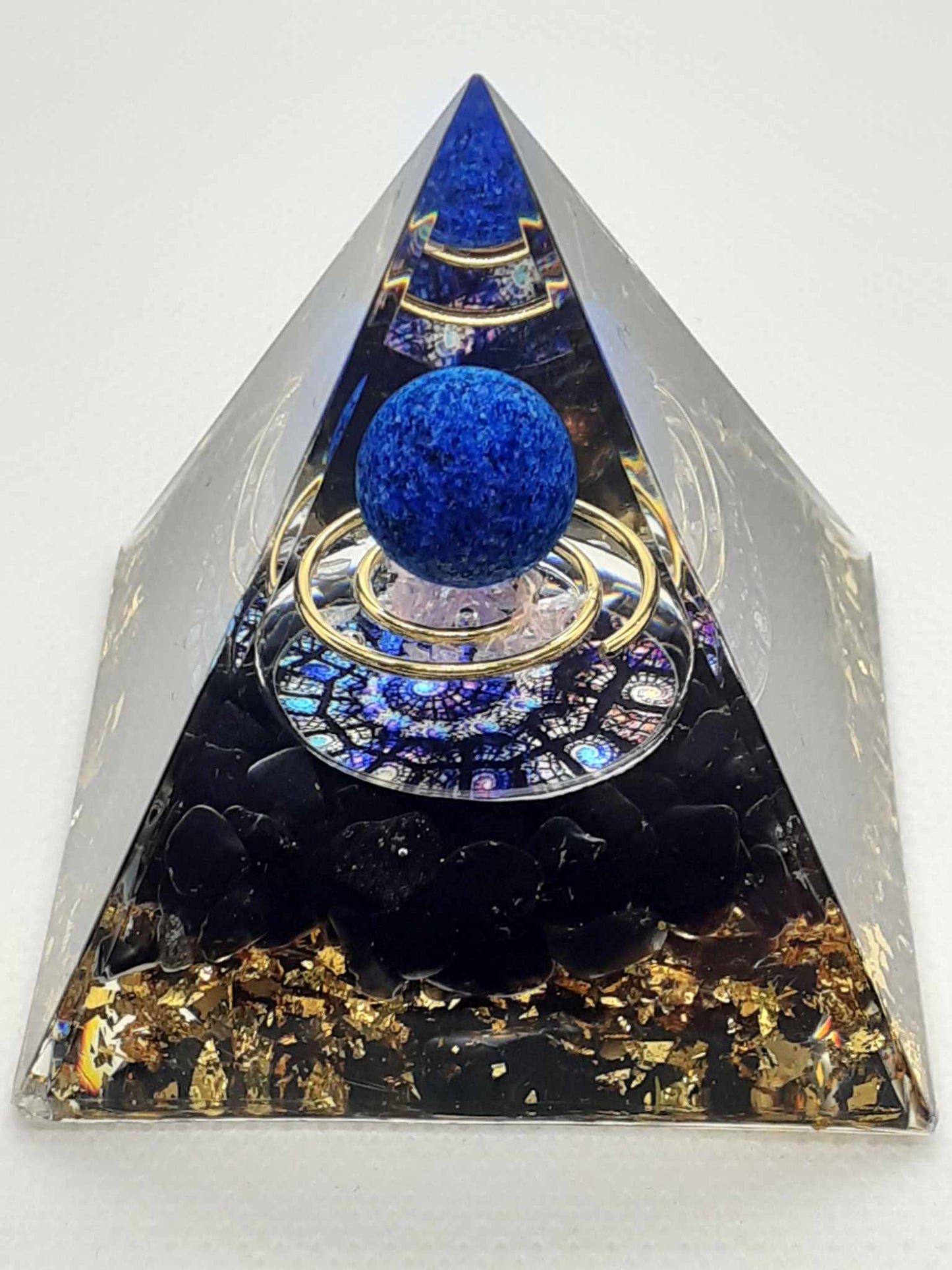 Black Tourmaline Orgonite Pyramid