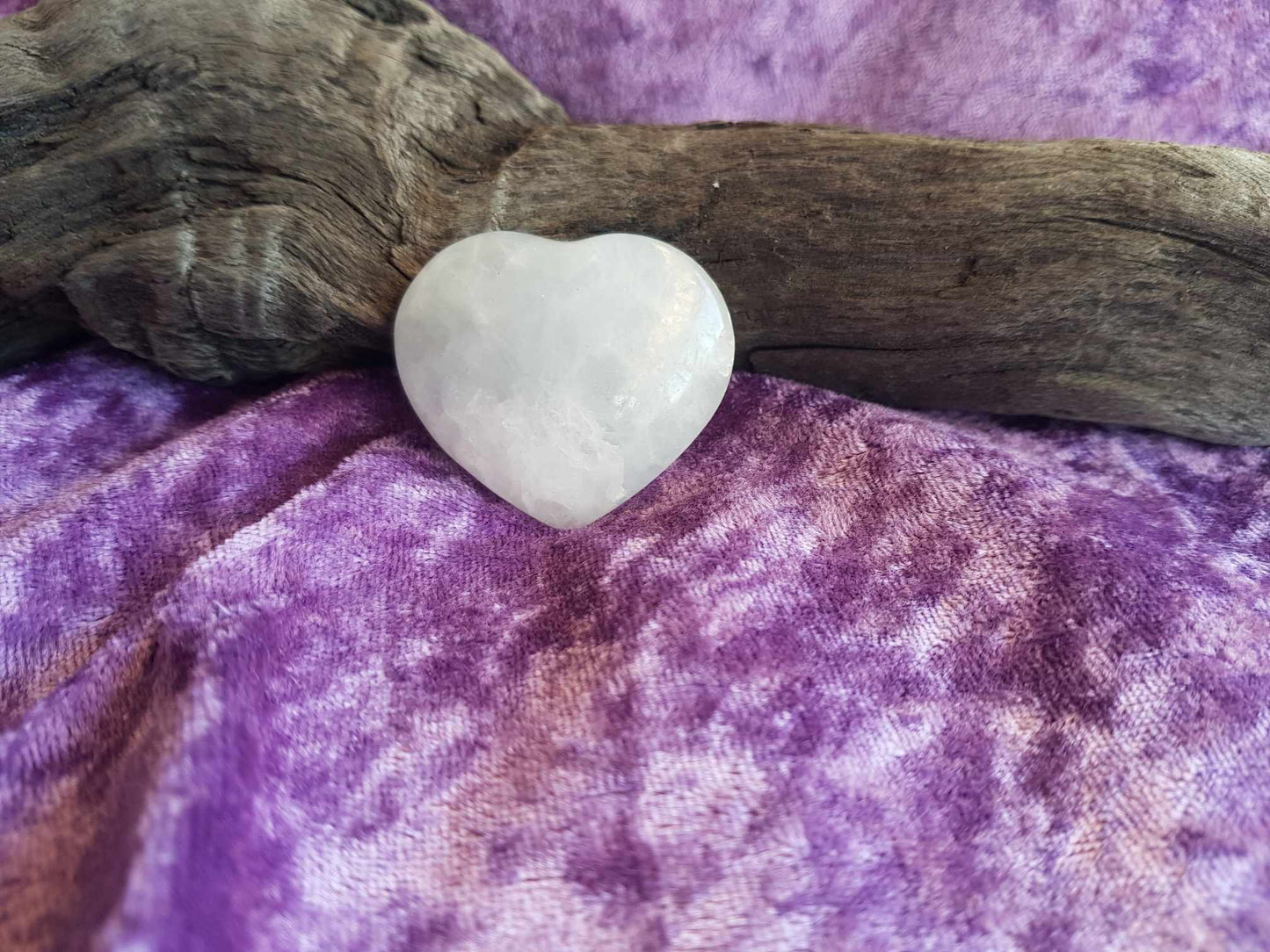 Blue Calcite Heart