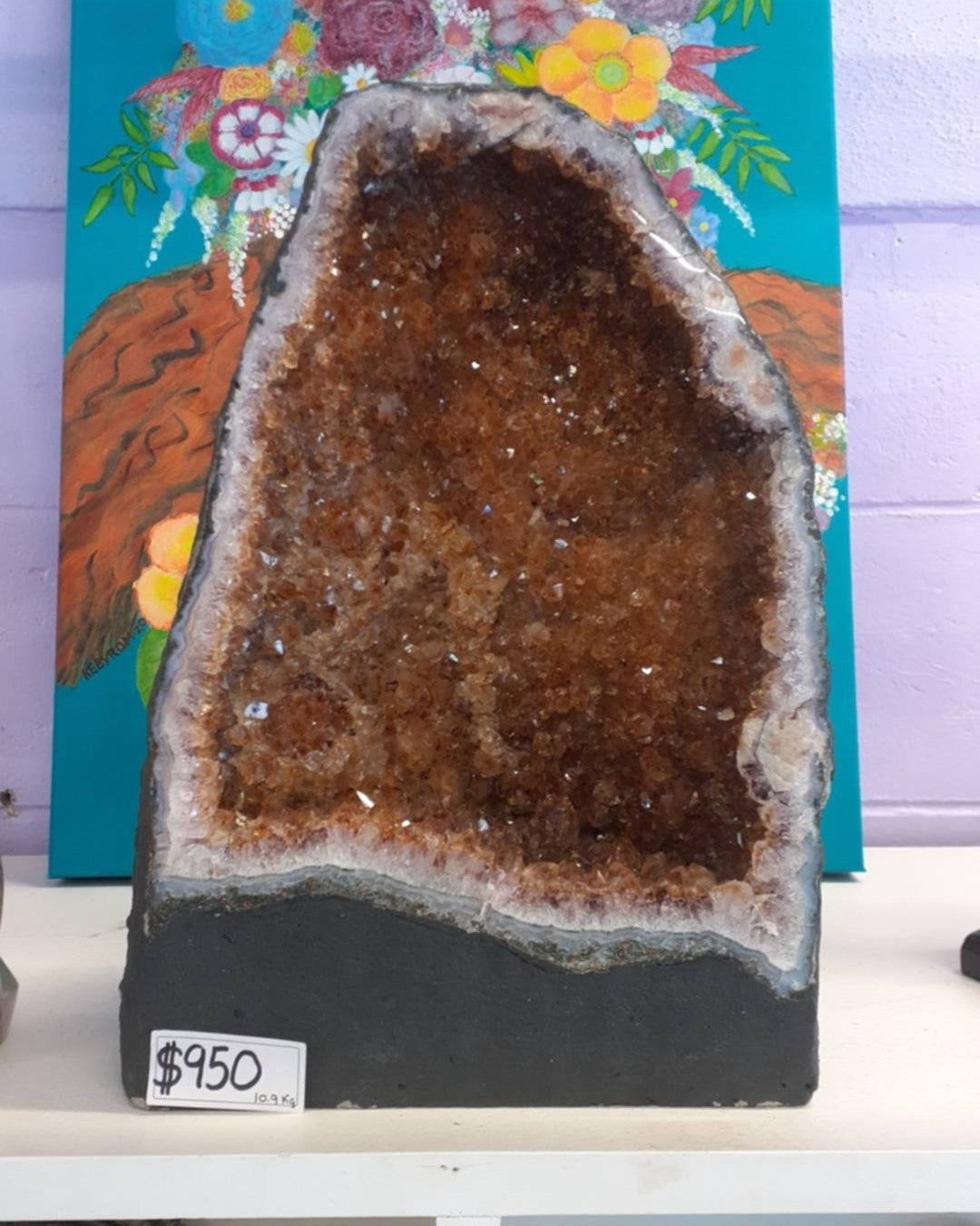 Citrine Geode Mystic Journey