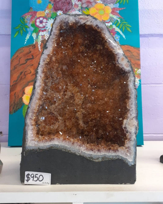 Citrine Geode Mystic Journey