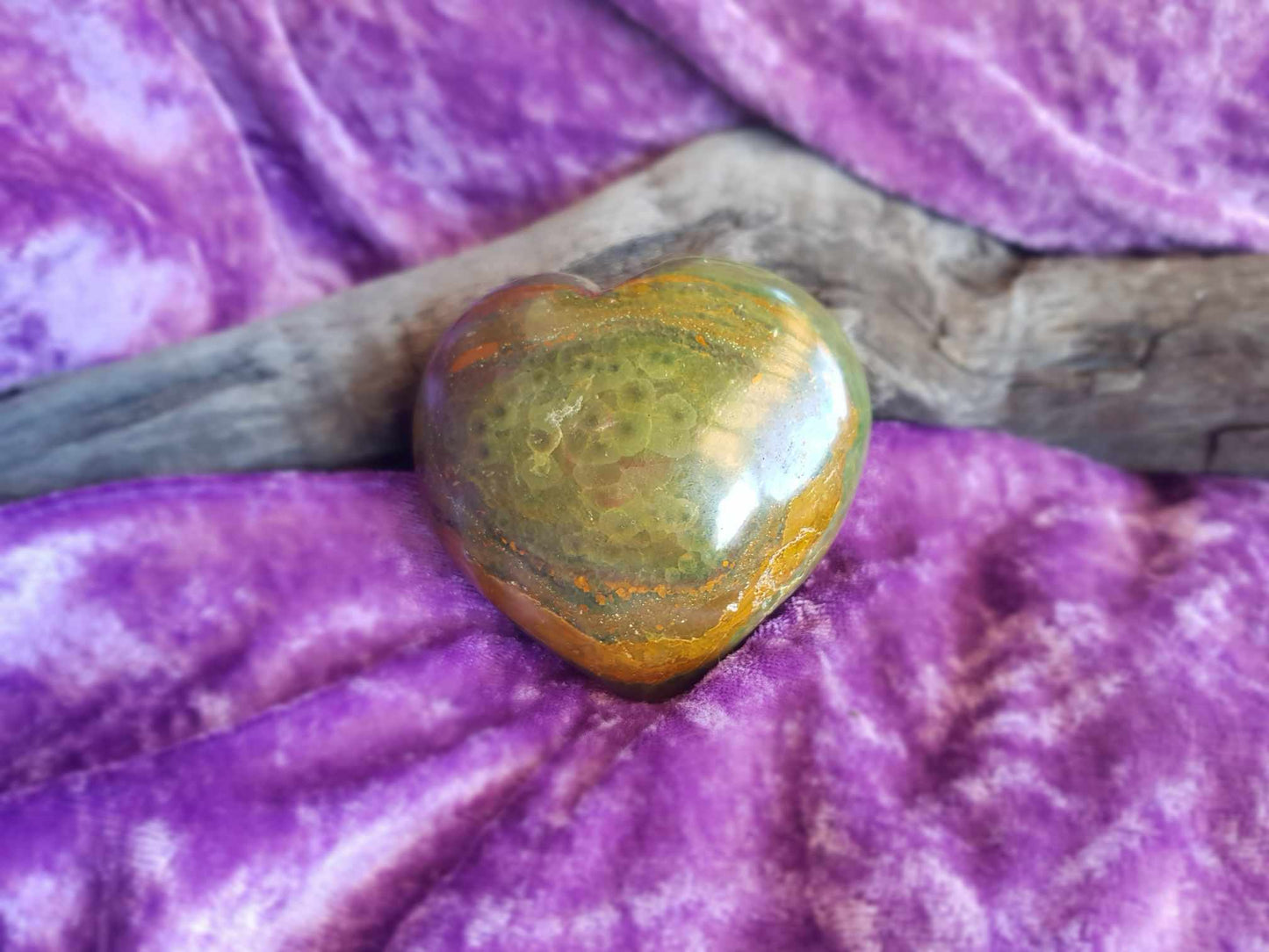 Ocean Jasper Heart