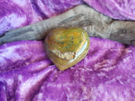 Ocean Jasper Heart