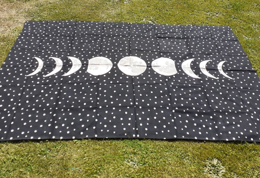Moon phase bedcover/wall hanging/tapestry