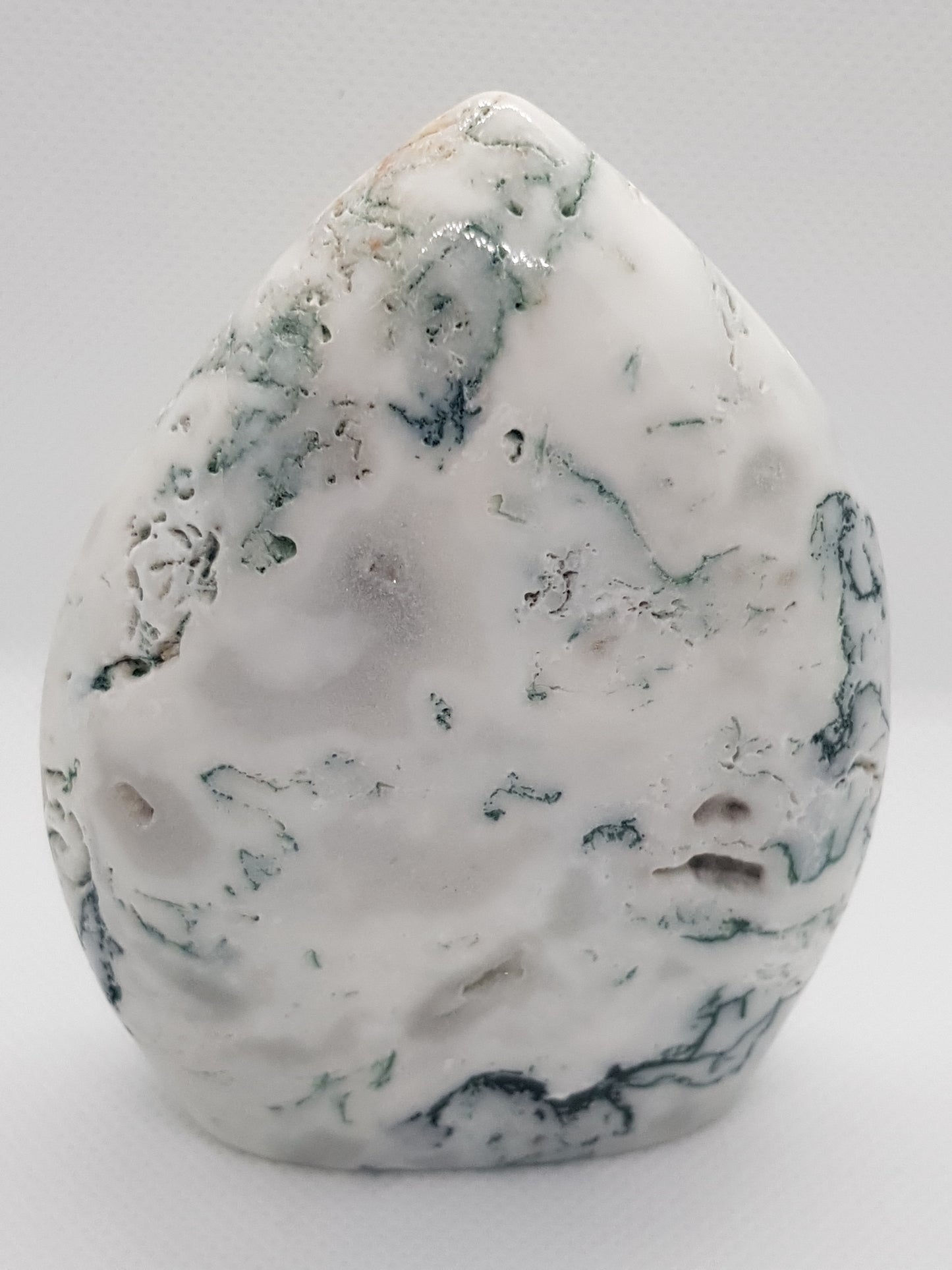 Moss agate flame