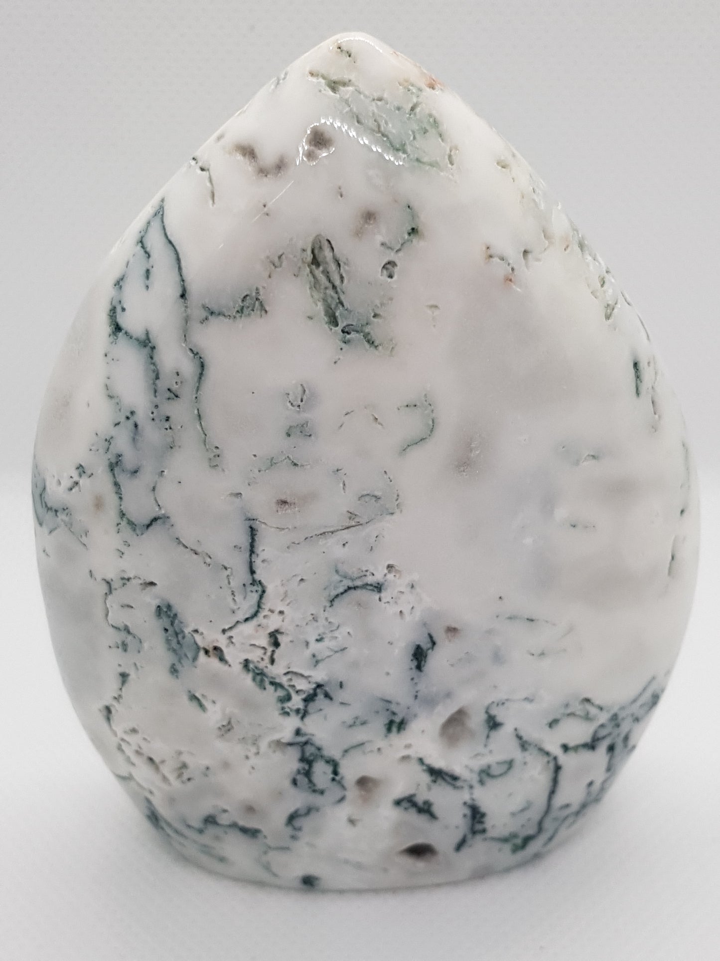 Moss agate flame