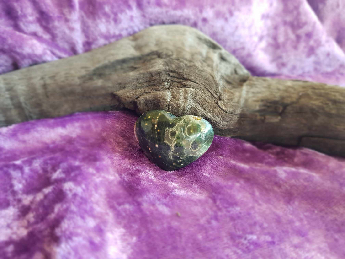 Ocean Jasper Heart