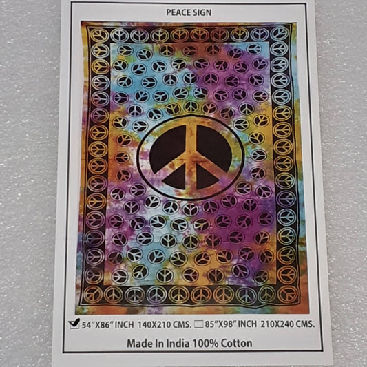 Peace Sign bedcover/wall hanging/tapestry