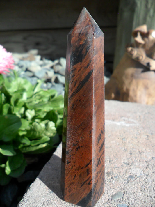 Mahogany Obsidian Point