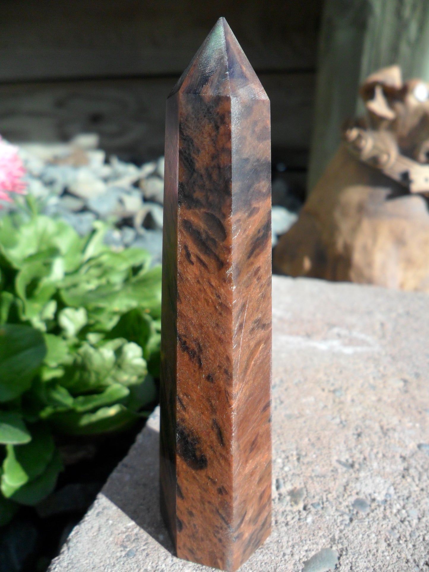 Mahogany Obsidian Point