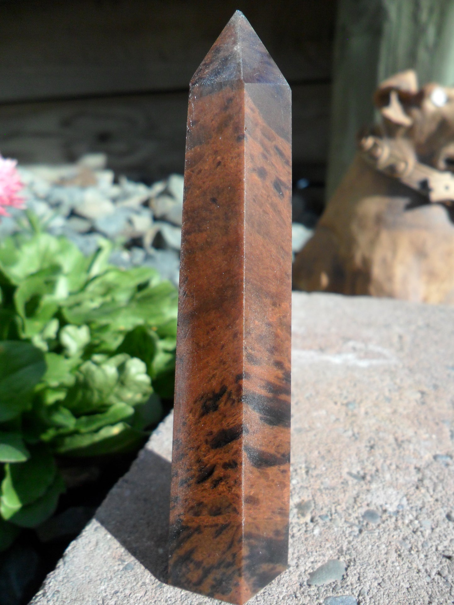 Mahogany Obsidian Point