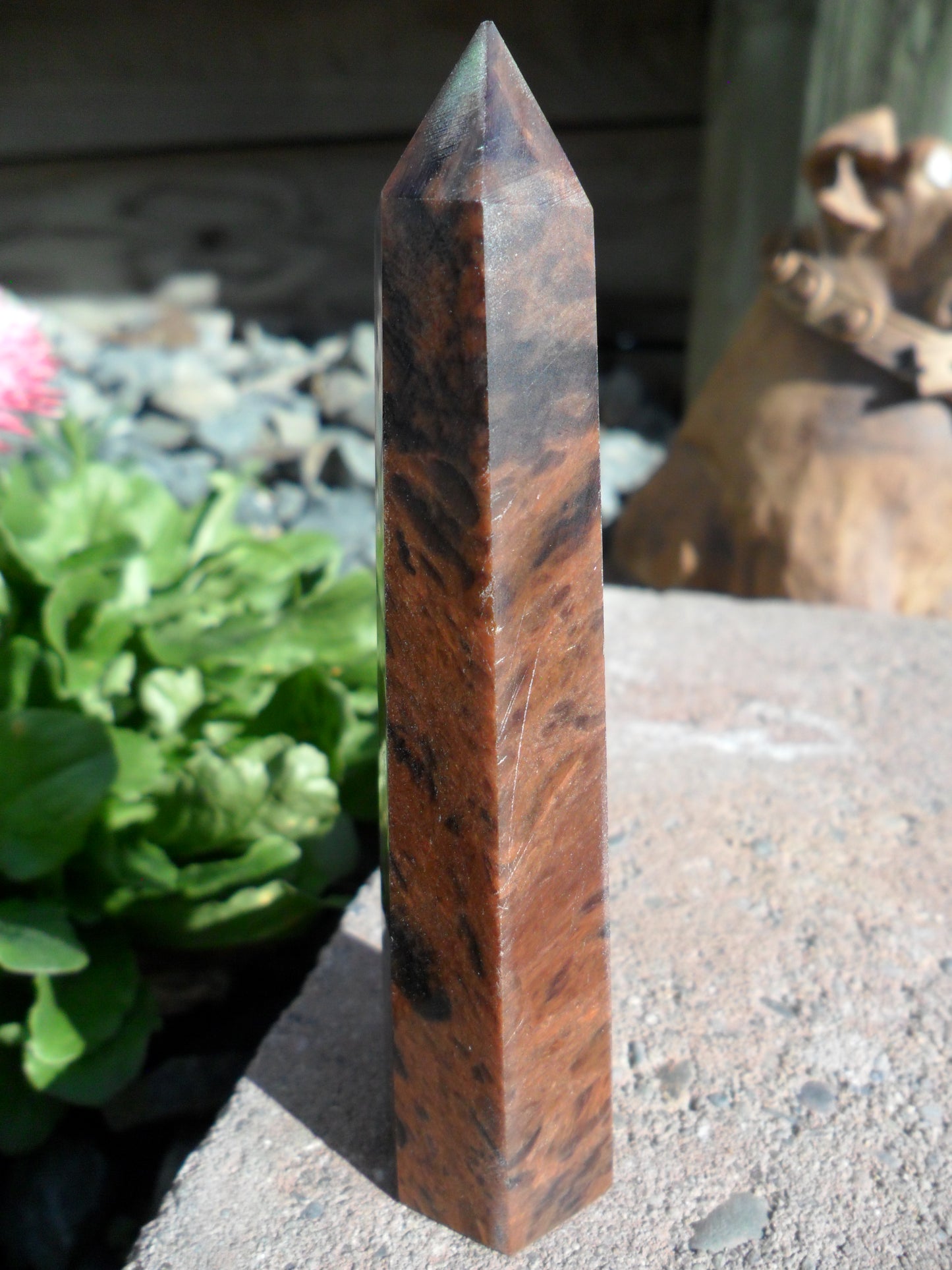 Mahogany Obsidian Point