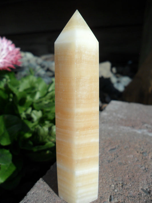 Orange Calcite Point