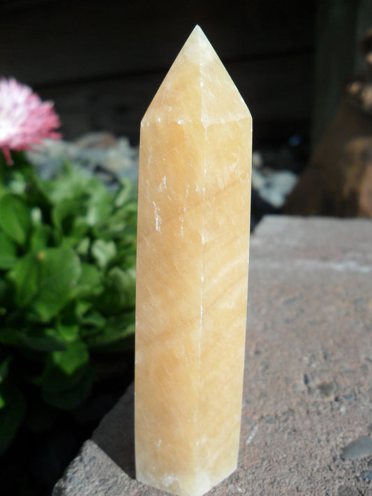 Orange Calcite Point