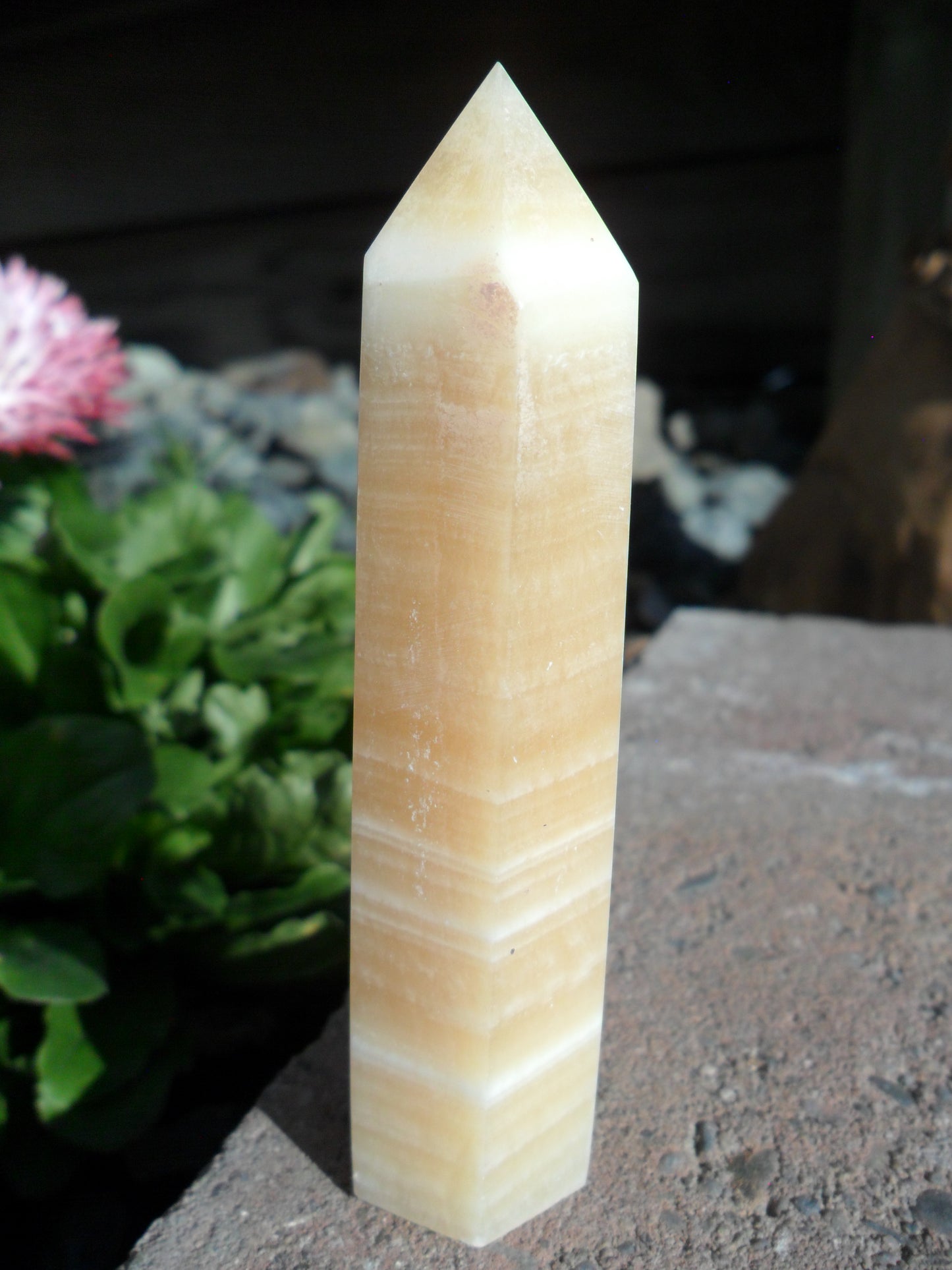 Orange Calcite Point