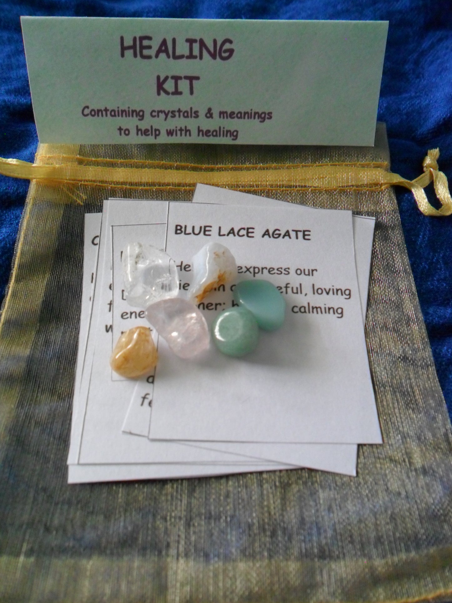 Crystal kit to help with healing