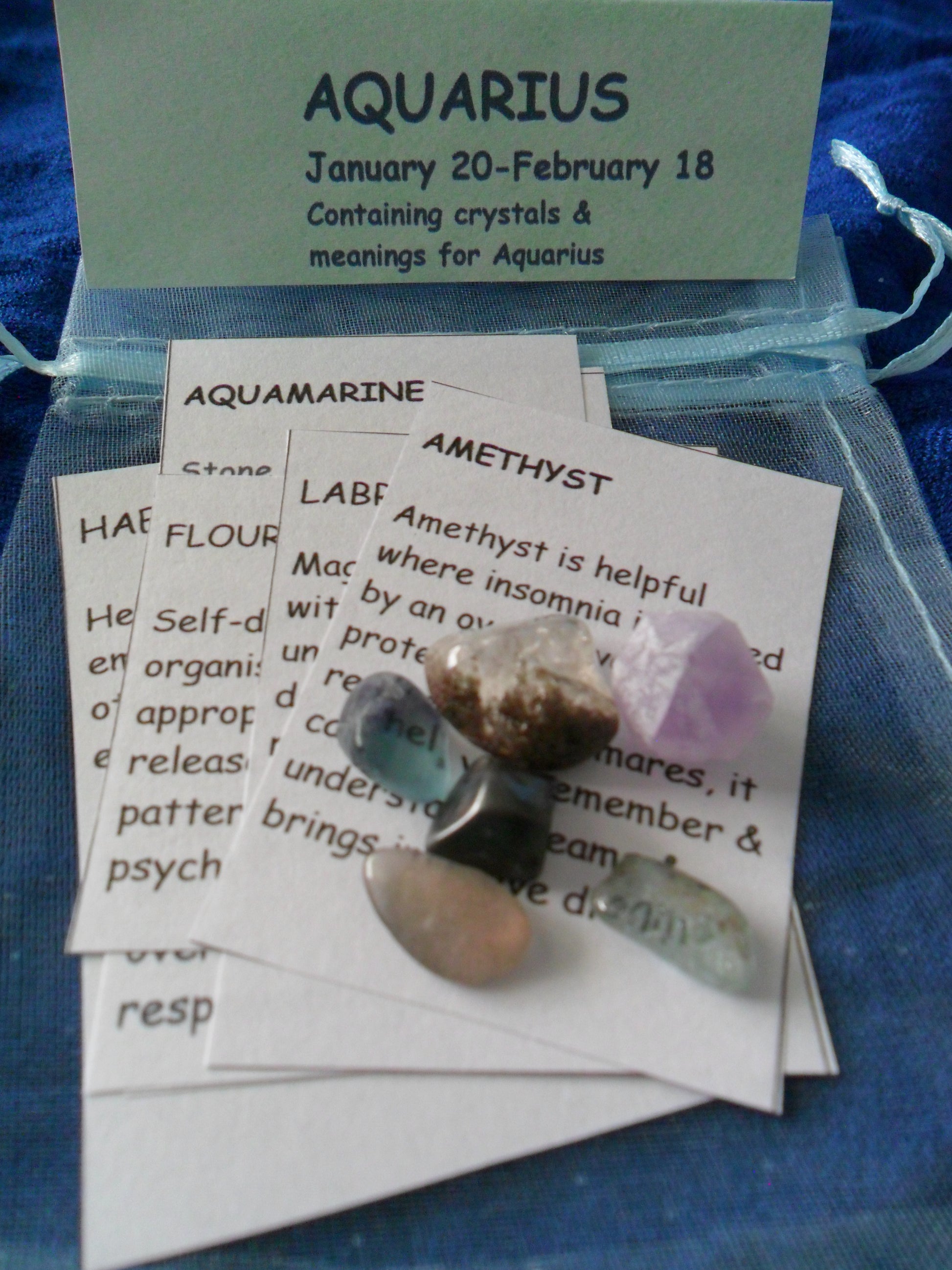 Aquarius crystal kit