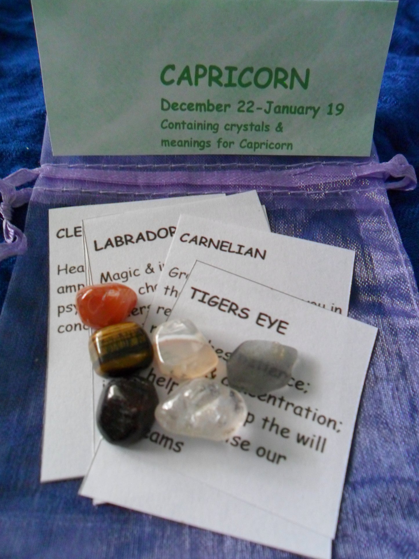 Capricorn crystal kit