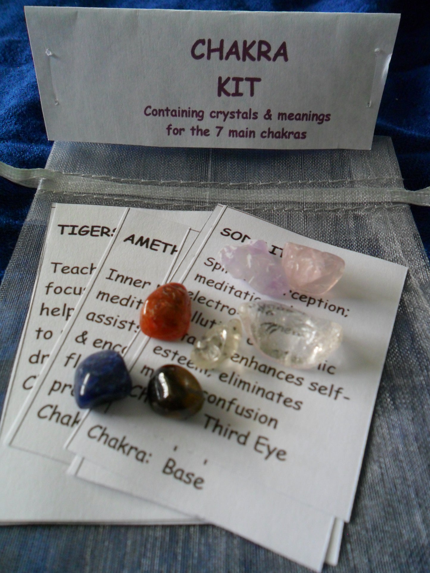 7 chakra crystal kit