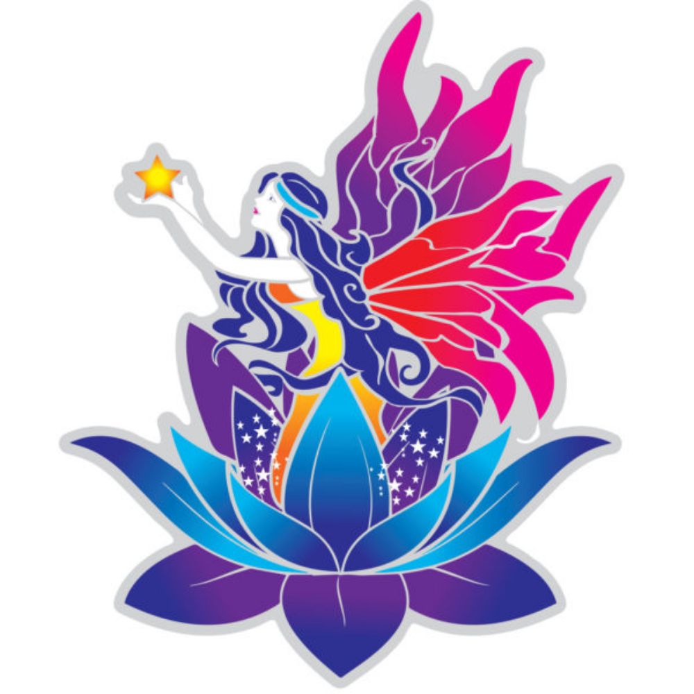 Lotus Flower Fairy Window Sticker